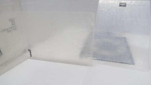 Lot of 8 Embossing Folders: Darice, Stampin UP!, The Paper Studio and more