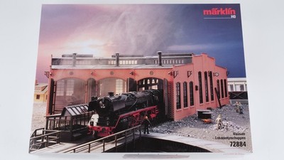 Märklin H0 72884 Bausatz Lokomotivschuppen, Neu & OVP