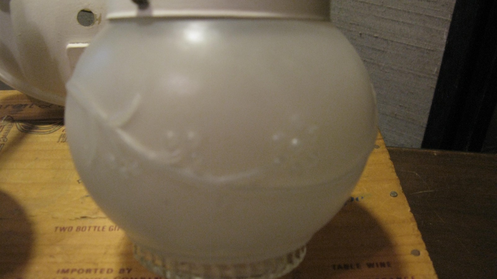 Excellent Art Deco Double Fixture with Plug and Original Globes