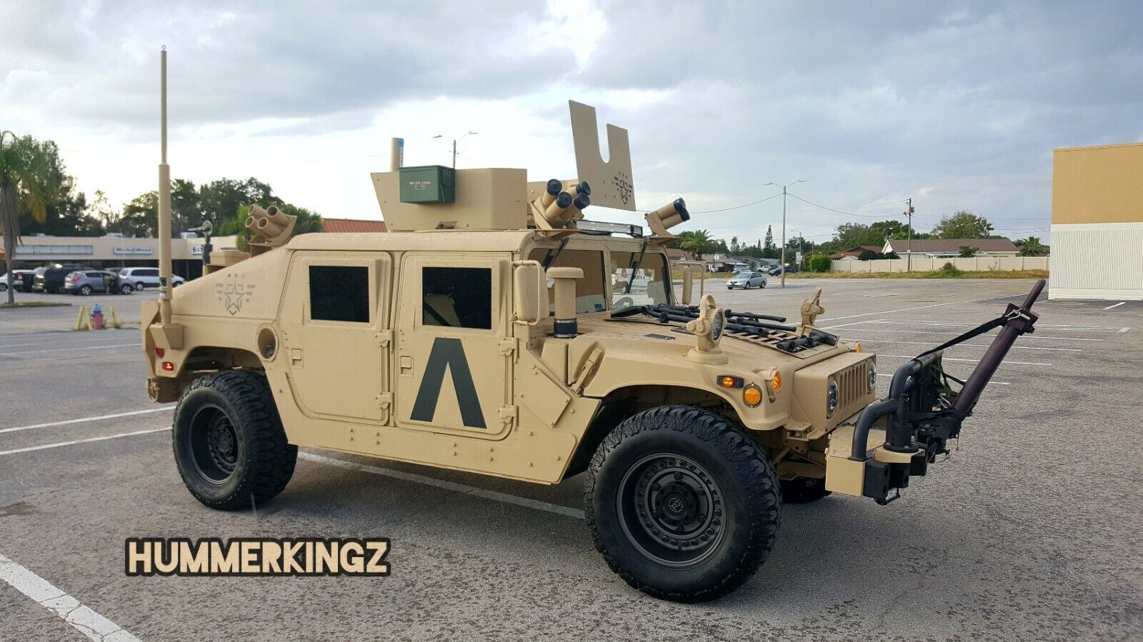 Humvee Armored Slantback With Turret Used Hummer H1 for sale in
