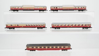 Märklin Z Konvolut Panoramawagen 1. Kl. Speisewagen, Schnellzugwagen 1. Kl. DB