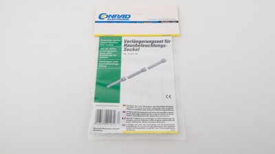 Conrad 210178 Verlängerungsset für Hausbeleuchtungs-Sockel