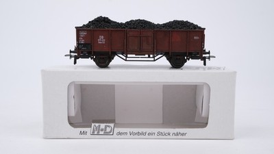 M+D H0 205 Jochbordwagen mit Kohleladung DB