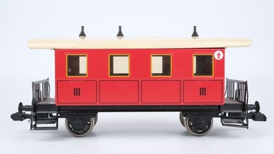 Märklin Spur 1 Personenwagen rot 3.Kl. Metall