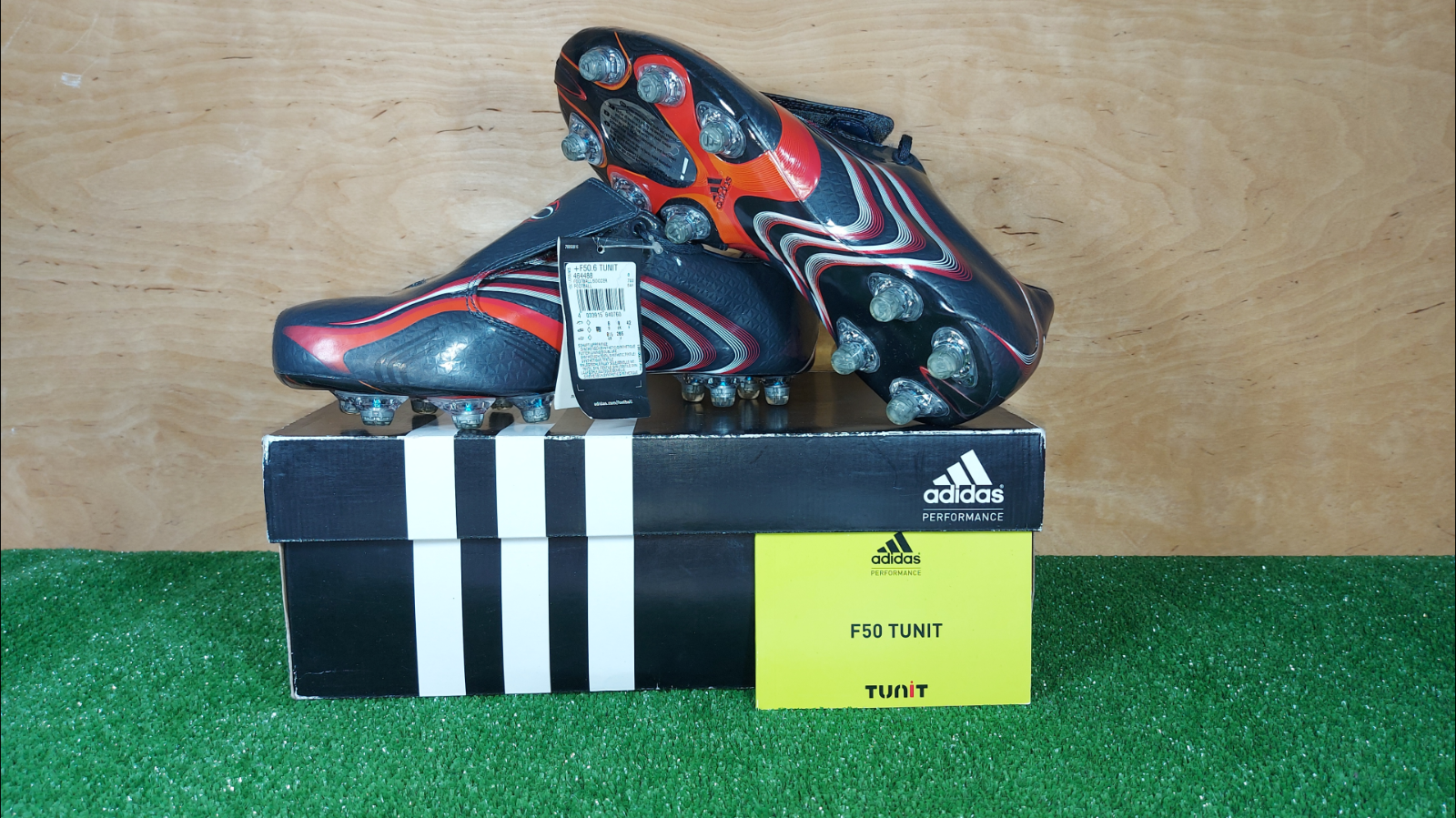 ［adidas］+F50 tunit TRX FG RARE 2008 Adidas Tunit F50 F10+ Silver Red FG 8.5 US