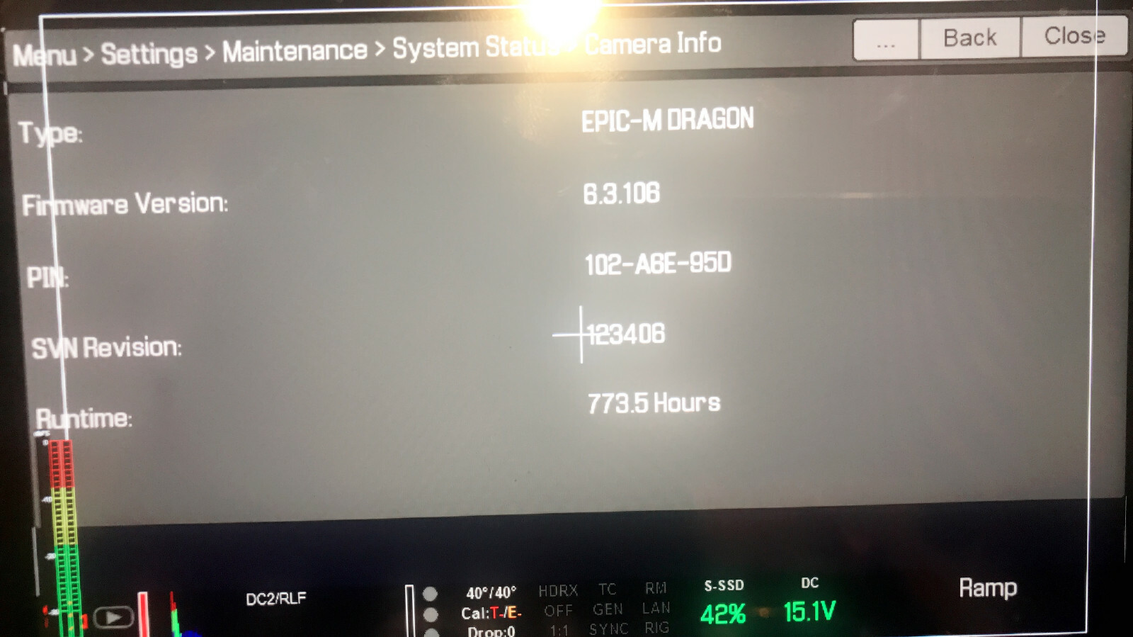 RED EPIC DRAGON M 6K CAMERA WITH EXTRAS