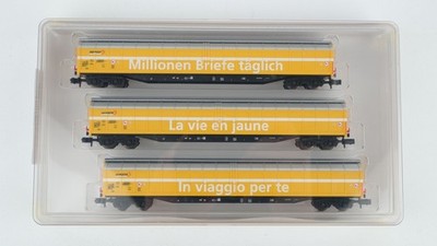 Minitrix N 15799 Großraum Schiebewandwagen Set 