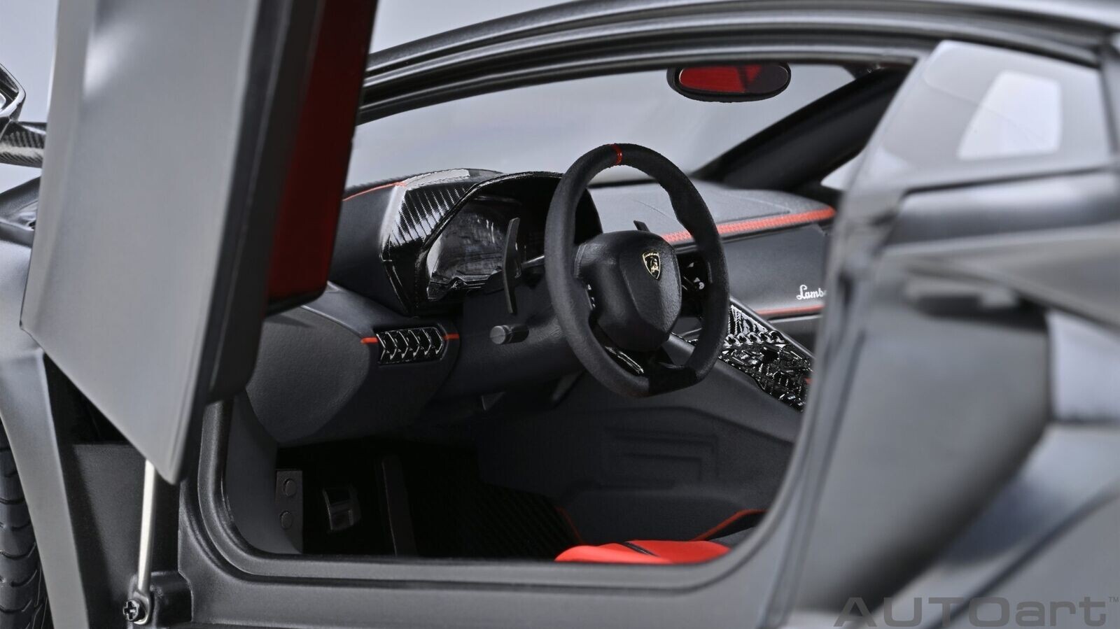 1/18 Lamborghini Aventador SVJ (Nero Nemesis Matt Black 1/18 Lamborghini Aventador SVJ (Nero Nemesis Matt Black