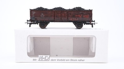 M+D H0 201 Hochbordwagen mit Kohleladung DB
