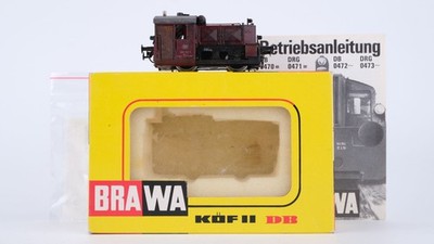 Brawa H0 0472 Diesellok Köf II BR 322 156-1 DB Wechselstrom Digital (gealtert)