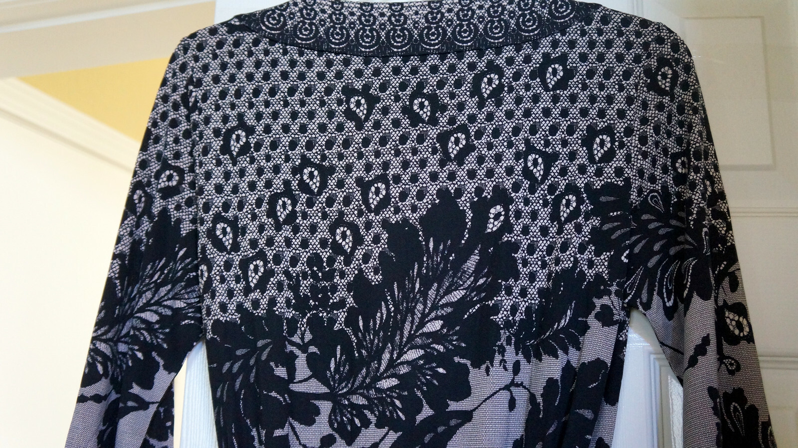 Pre-owned Diane Von Furstenberg $500 Dvf Inari Silk-jersey Wrap Dress Lace Flutter Print 8 10 12 Gorgeous In Multicolor