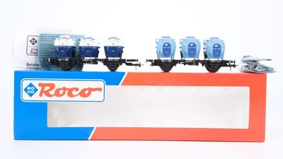 Roco H0 46521 Behältertragwagen 2-teilig Birkel und Knorr DB