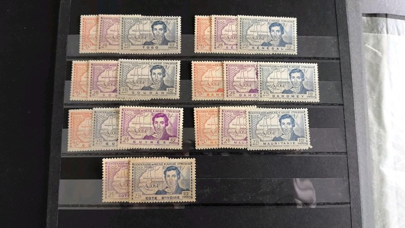 Pays Expression FranÃAise Serie Coloniale Centenaire Rene CaillÃ Explorateur