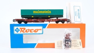 Roco H0 46358 Taschenwagen (Sattelauflieger Malenstein) DB