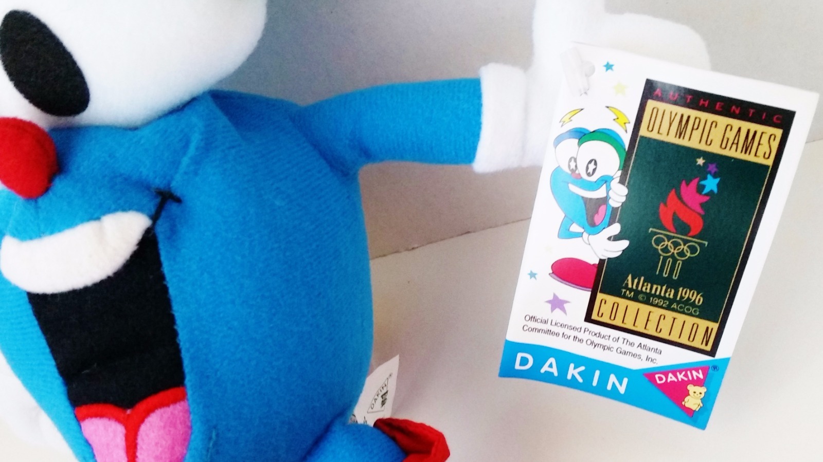 1996 Atlanta Olympics Izzy Mascot Plush WHATIZIT 10-3/4