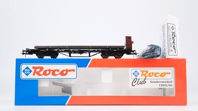 Roco H0 46493 Schwerlastrungenwagen (Metallstangen, Club-Sondermodell 1995/96) D