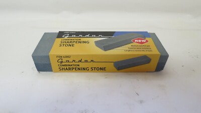 New Gordon Combination Sharpening Stone Dual Grit Superior Wear 62852
