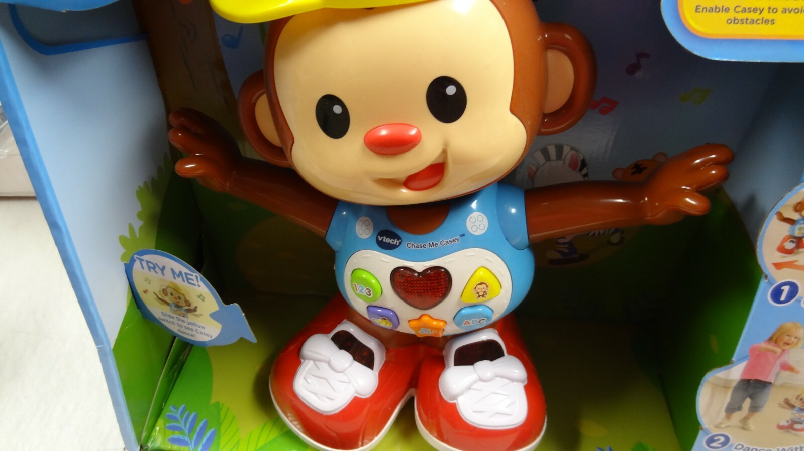 VTech Chase Me Casey Electronic Educational Toy Brand New Box Damage