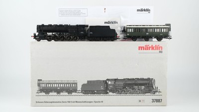Märklin H0 37887 Dampflok BR S 150 X 1518 SNCF mit Mannschaftswagen Wechselstrom