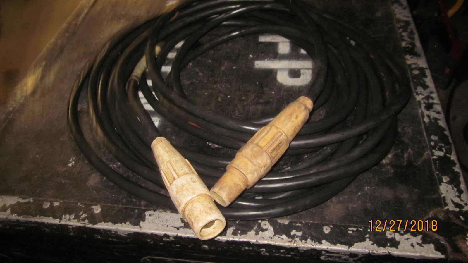 QTY 5 Cam to cam 2/0  Single Feeder Cables 50 ft each