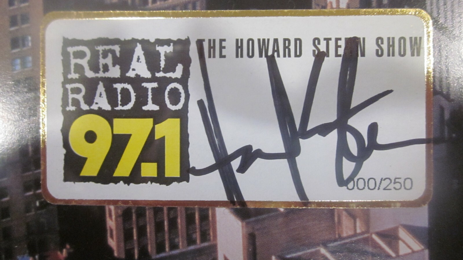 HOWARD STERN AUTOGRAPHED FRAMED PRIVATE PARTS MINI MOVIE POSTER PROMO 0-25=