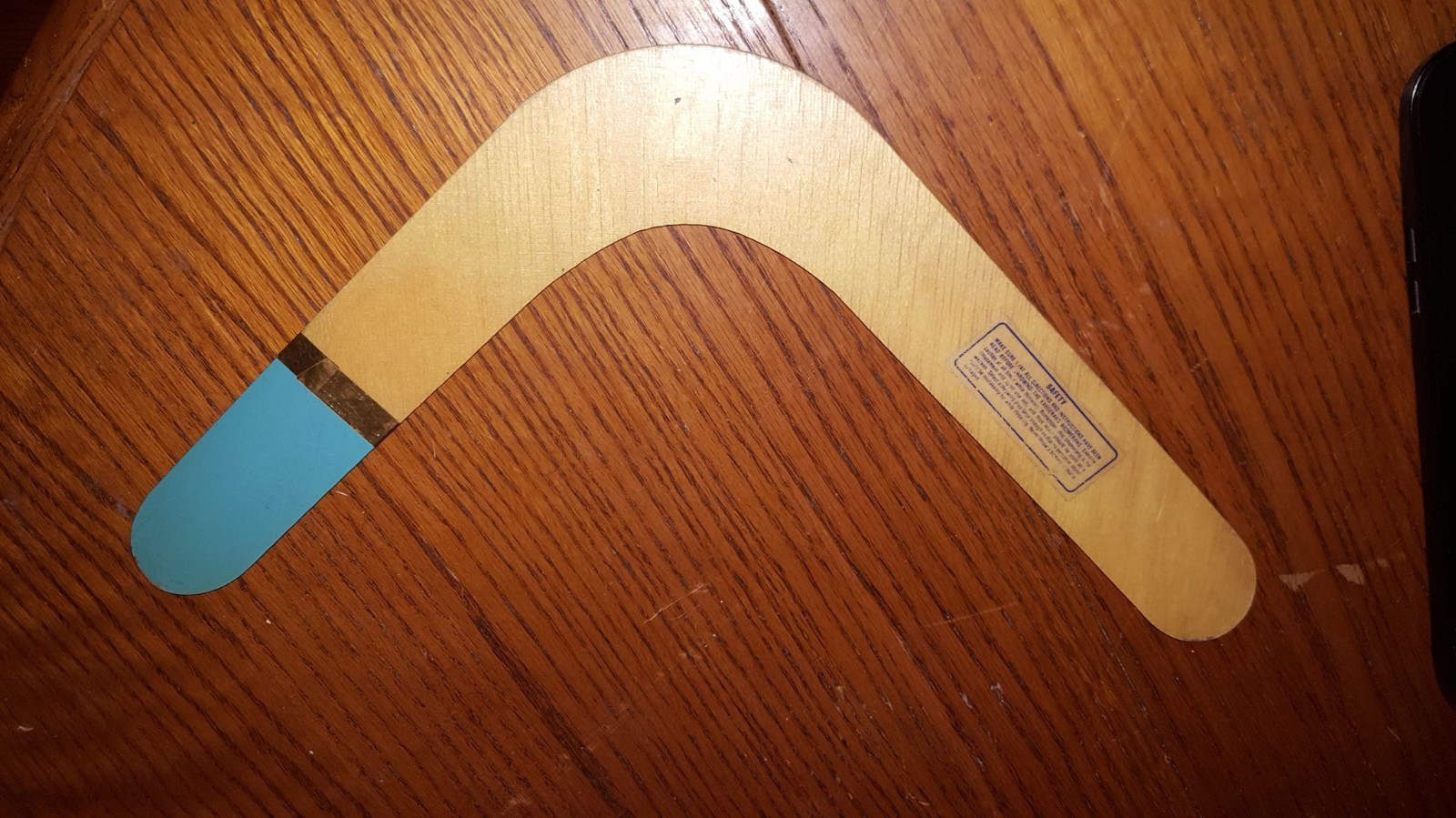 official kangerang boomerang right hand standard 20 yard range wood wooden fast