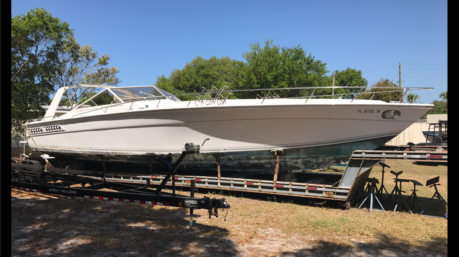 50' Cary / Cigarette Offshore Performance Express Powerboat hull.