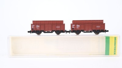 Minitrix N 13249 Stahlwarenwagen Set 2 tlg. 