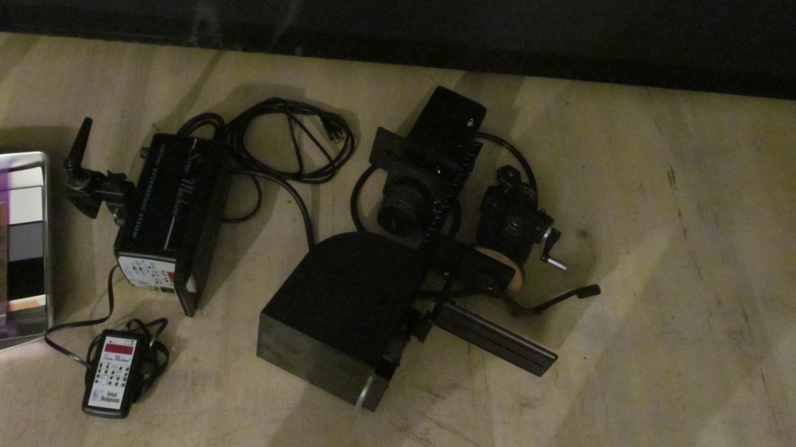 SCENE MACHINE ~ VIRTUAL BACKGROUNDS SET W/ MANUALS / SLIDES / ACCESSORIES & MORE