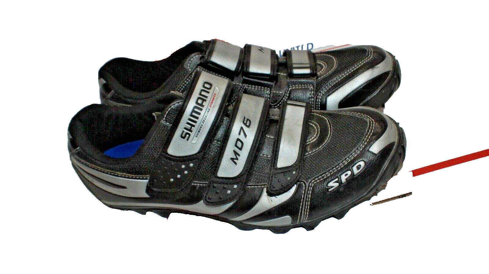 スポーツ mmweneea2586 Mens Shimano M076 SPD Cycling Shoes Size 11.8 With SPD