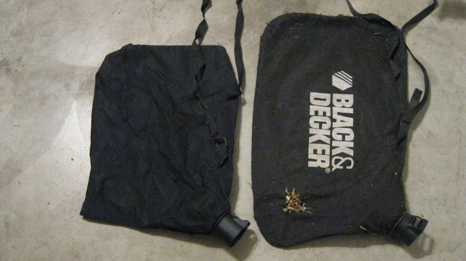 black decker leaf vacuum bag