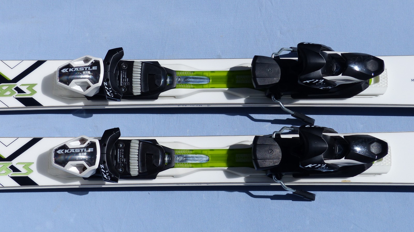 KASTLE MX83 SKIS 173 CM WITH KASTLE BINDING - MINT CONDITION !!!