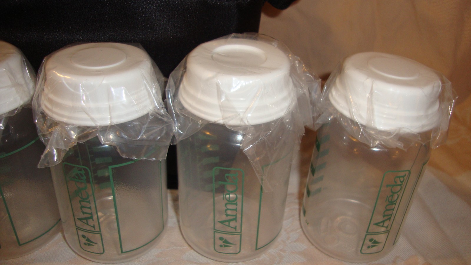 Ameda 17076 Cool N Carry Milk Insulated Storage Tote with 6 Bottles