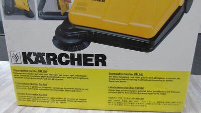 NEW Karcher 1.766-110  KM550 Large area Floor Sweeper. ITALY FREE FAST SHIPPING