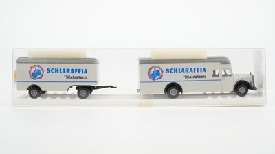 Brekina H0 5511 MB Möbelkofferzug Schlaraffia Matratzen