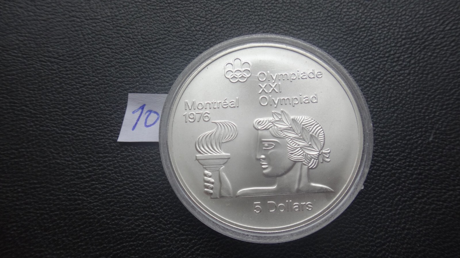 Canada 5 dollars silver coin 1974 XXI summer Olympic Games