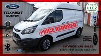 2017/67 FORD TRANSIT CUSTOM 2.0 TDCi 105ps HIGH ROOF WHITE DIESEL NO VAT VAN