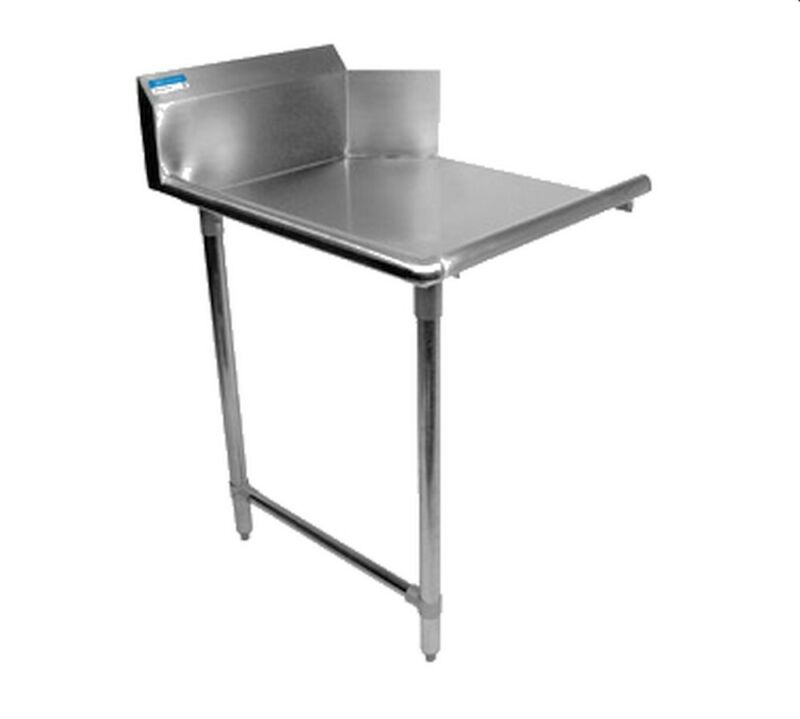 BK Resources BKCDT-72-L-SS All Stainless 72" R-to-L Clean Dishtable Straight