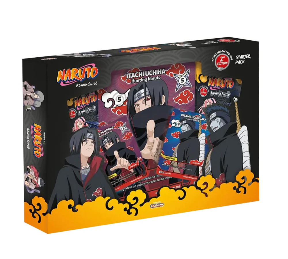 Naruto Mythos 🇬🇧 Starter Pack Itachi & Kisame Konoha Shido TCG READY TO SHIP✅