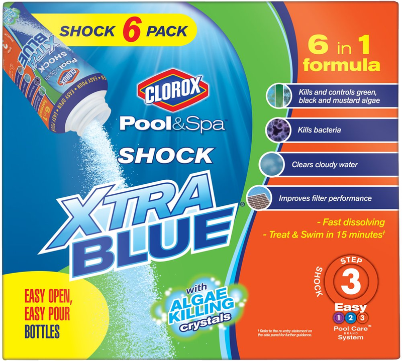 CLOROX Pool&Spa Shock Xtra Blue, 6-Pound 33006CLX