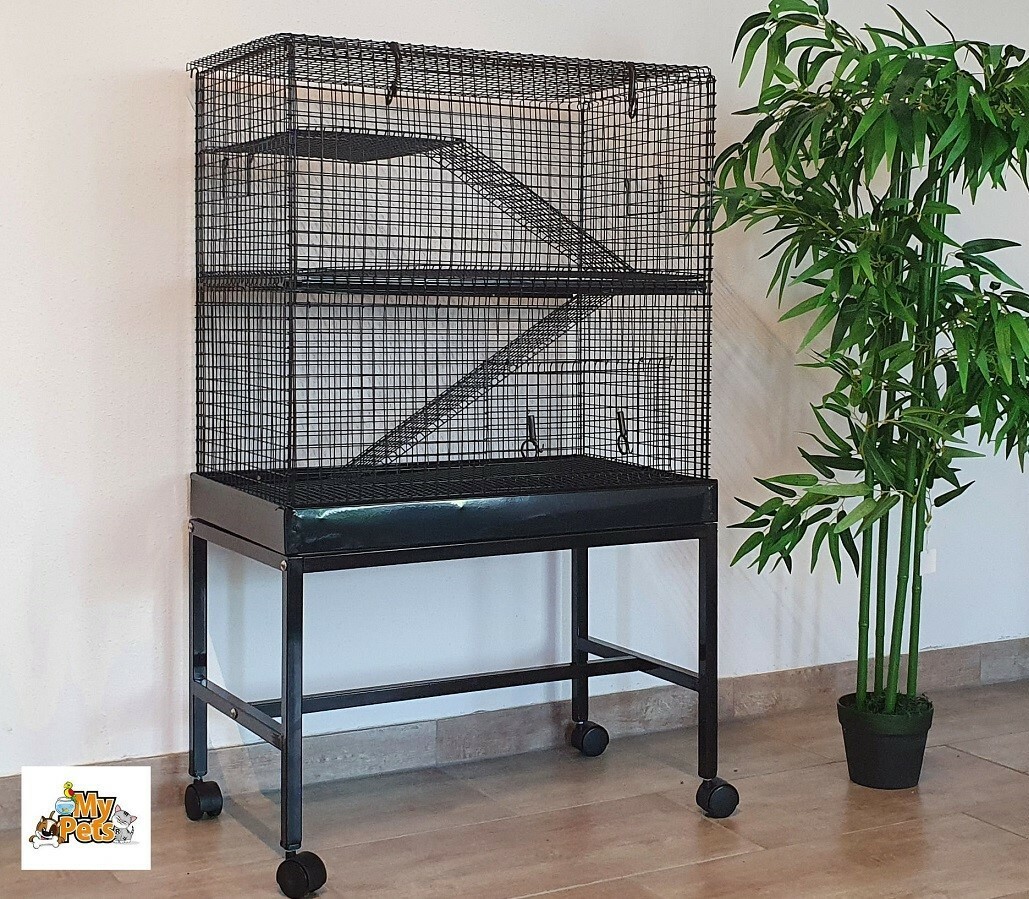 Nagervoliere TOP1 XL Nagerkäfig Käfig Hamsterkäfig Voliere Hamster Metall Mäuse