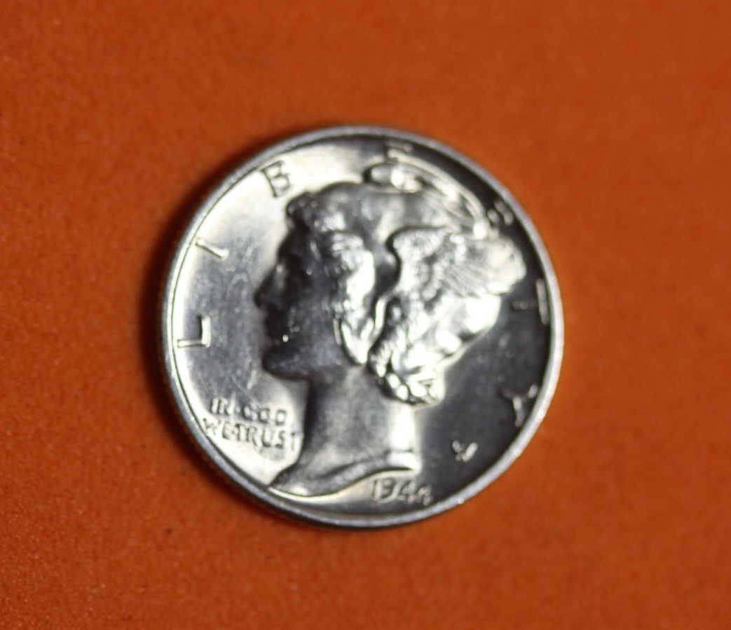 Dime トランプ 1944 Mercury Dime CHOICE BU FREE SHIPPING E694 TM | eBay
