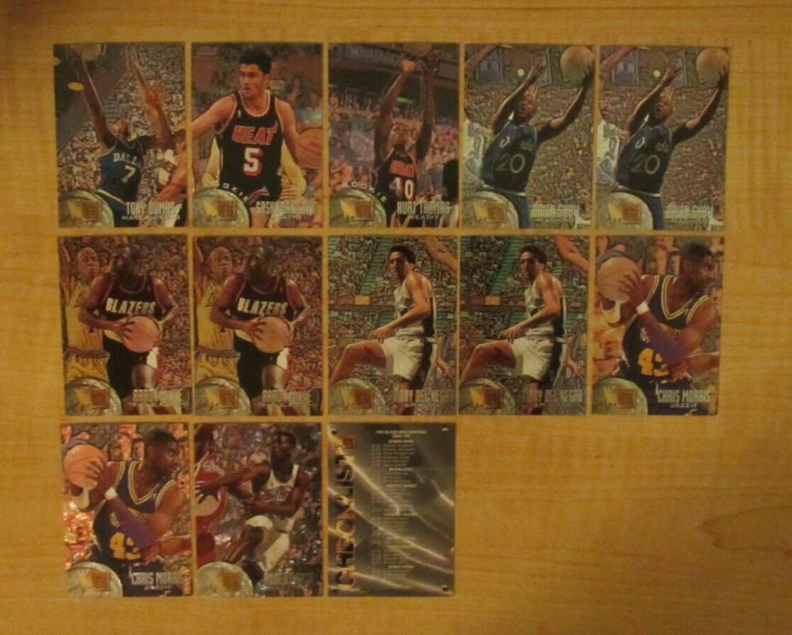 その他 95-96 Fleer l Maximum l Die-Cut 95-96 Fleer Ultra Michael Jordan Double Trouble Card#3of10