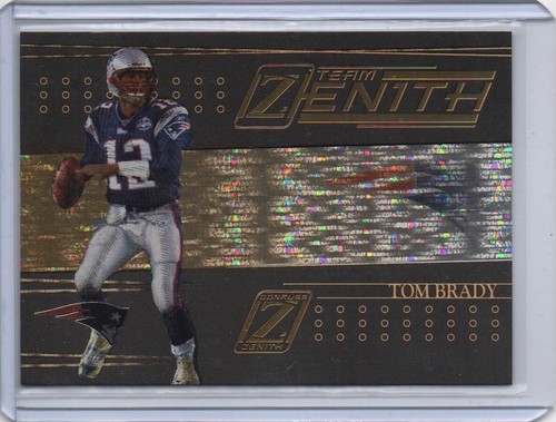 2005 Donruss Zenith Tom Brady Team Zenith Gold Dufex #005