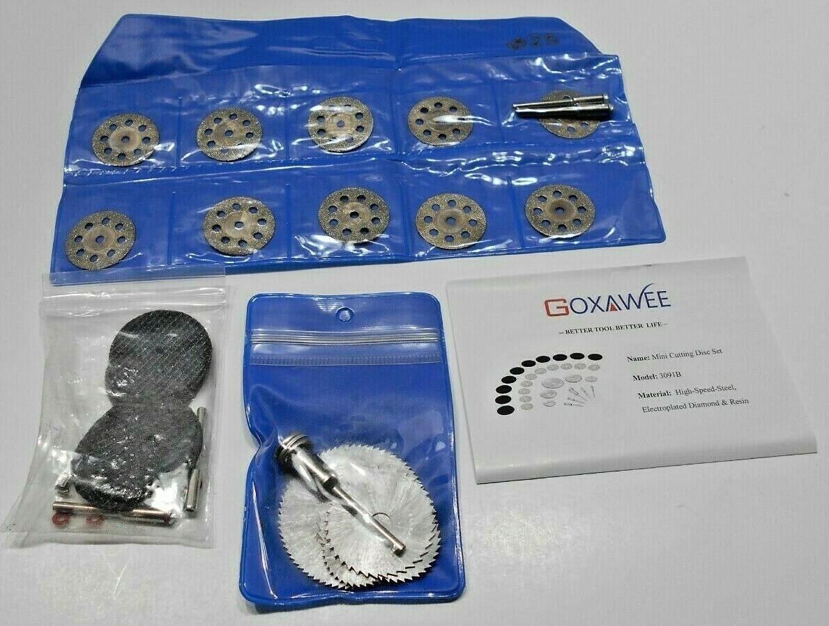 50pcs Mini Circular Saw Blade Set Wood Cutting Blade Wheel Rotary Tools Diamond 