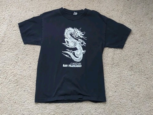 Chinatown San Francisco Chinese dragon tribal vintage t