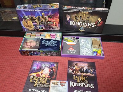 Tiny Epic Crimes Deluxe | Board Game Insert | Organizer