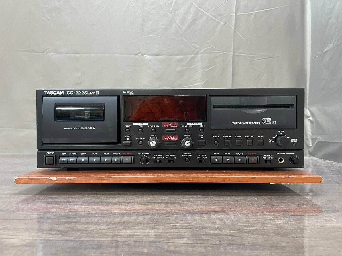 TASCAM CDレコーダー/カセットコンビネーションデッキ CC-222SLMK2 CC-222MKIV | CDレコーダー⁄カセットデッキ | TASCAM (日本)