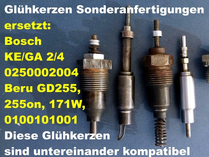 Schnell GlÃ¼Hkerzen Umbausatz Normag Ng15, Ng20, Ng23, Faktor 2 (Ers. 0250002004)