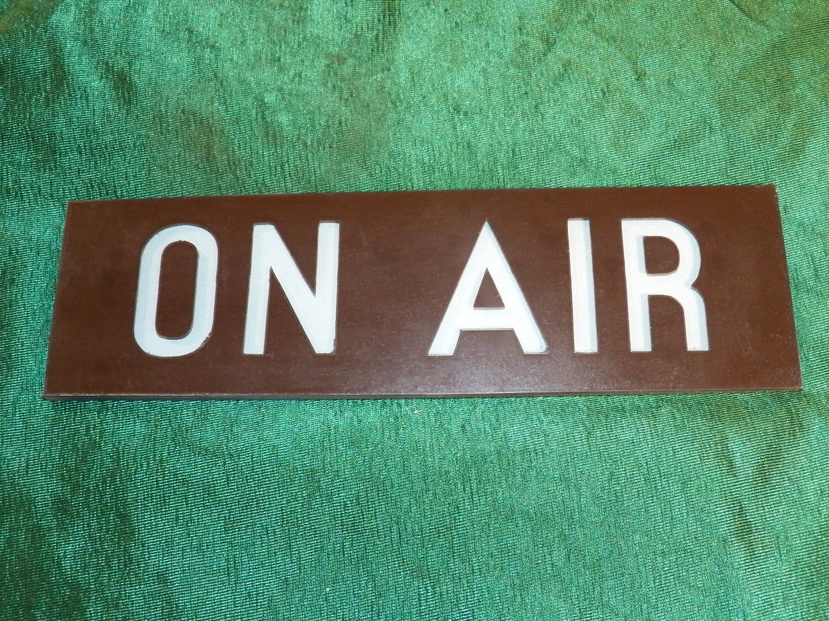 New RCA style ON AIR light replacement face sign Heavy Duty UN-Breakable BUY NOW